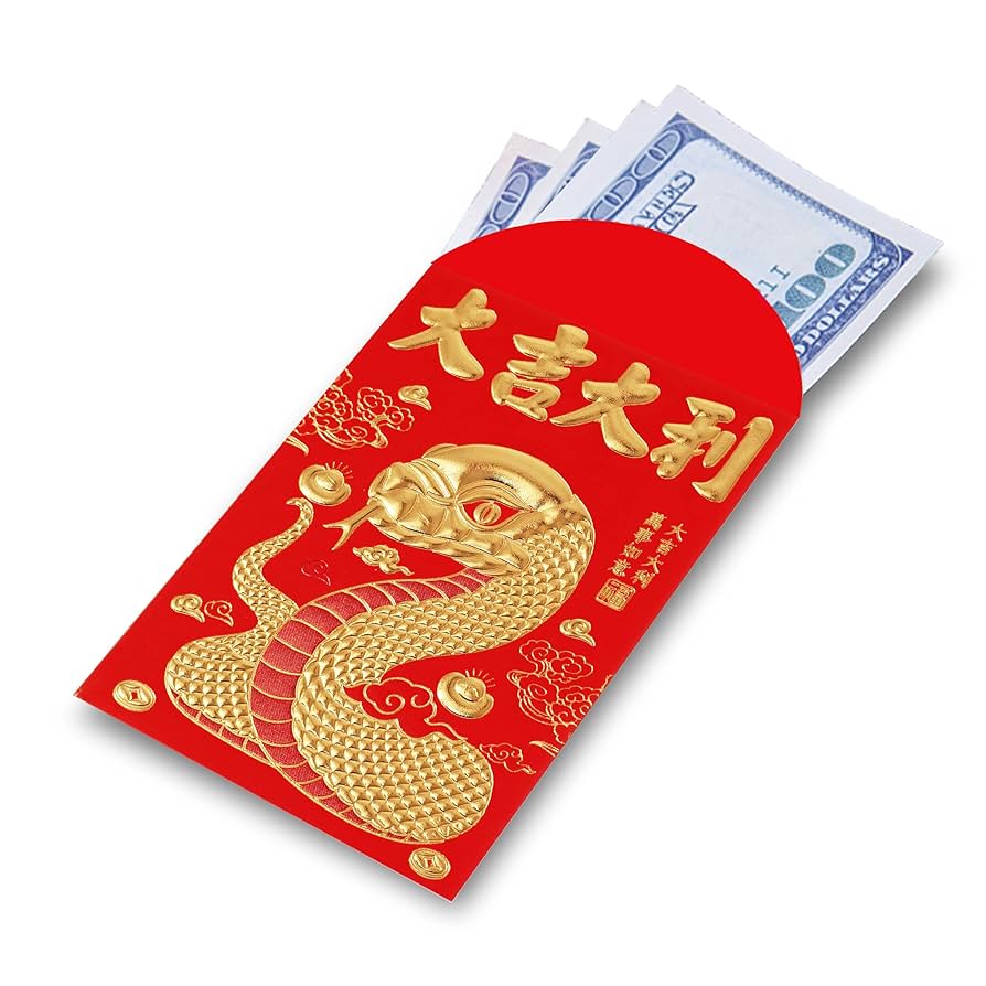 BKPP RED ENVELOPE グッズ Amazon.com : 36pcs Chinese New Year Red Envelopes, 6.7x3.5